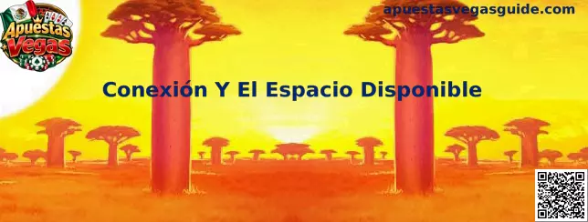 Conexión Y El Espacio Disponible en dispositivo móvil