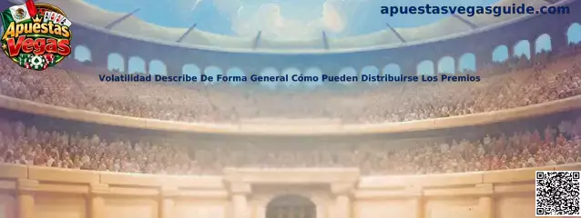 Gráfica conceptual sobre la distribución de premios y la volatilidad en juegos de azar